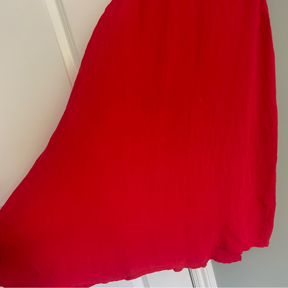 Tuckernuck Pomander Place Dutton Eyelet Sleeveless Mini Dress in Poppy Red - Picture 10 of 15